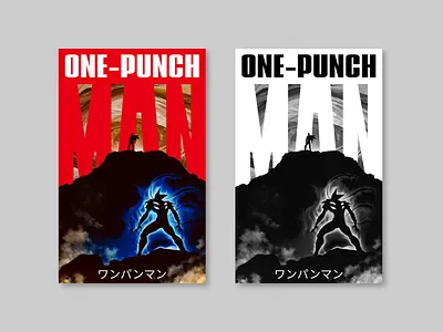 One-Punch Man Poster anime graphic design poster