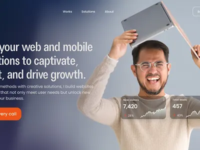 Osvaldo Osorio Landing Page - Web for business. about me homepage landing ui ux web design