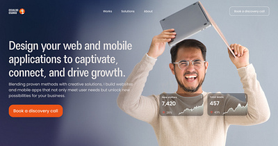 Osvaldo Osorio Landing Page - Web for business. about me homepage landing ui ux web design