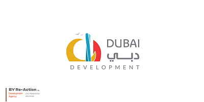 Dubai Development – Modern Construction Branding branding design graphic design illustration logo typography