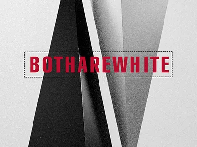 Both 'Re White 3d illustration