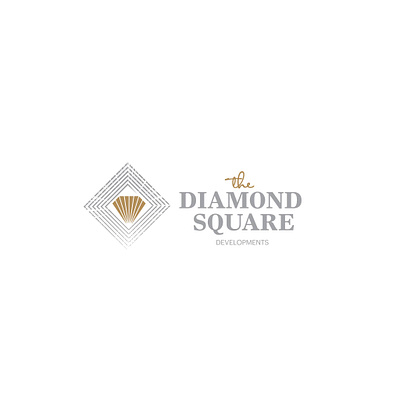 The Diamond Square – Luxury Real Estate Branding branding design graphic design illustration logo typography vector