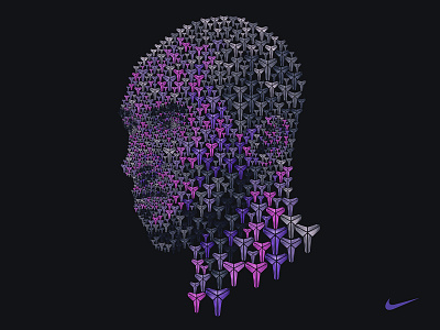 Nike: Prism Collection branding geometric kobe bryant logo nike nike basketball portraits posters prism t shirts vivid colors