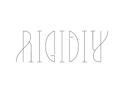 Another ambigram ambigram balance custom geometry lettering structure type typography