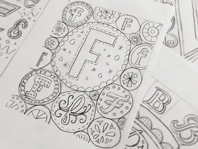 F f handlettering lettering letters sketch