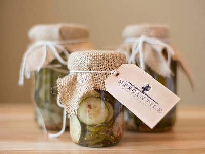 Mercantile :: Product Labels branding canning denver food jars logo mercantile shop tags zenman