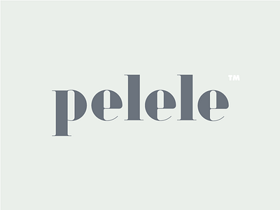 Pelele bodoni fancy lettering