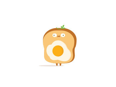 Stuffed {GIF} animation breakfast egg food gif toast