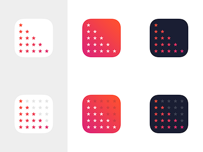 R8R App Icon app icon gradient r8r stars