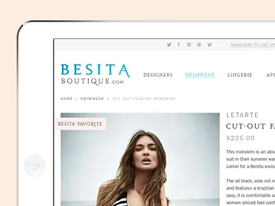 Besita ecommerce fashion shop