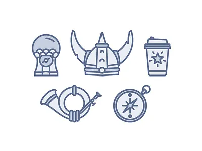 Pixomatica Icons 404 about coffee compass developers free stuff gumball machine helmet horn mail safari