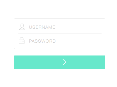 Login - Minimal Design design pattern designs enter flat design green ios7 ios8 light login minimal password thin ui username ux patterns