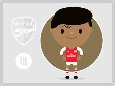 Gunner Comic - Arsenal FC arsenal comic football gooner gunner illustration vector