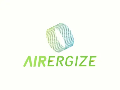 Airergize Logo green illustrator logo vector