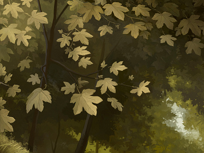 Fauno detail 3 concept art creatures environments fantasy fauno forest leaf myth mythology nature pan satyr