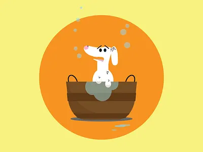 Sad Dog catahoula cold dog dog bath sad dog