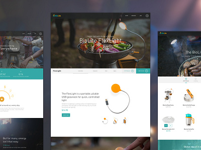 Biolite biolite product shopify ui website