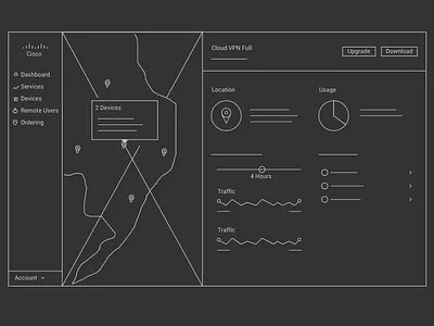 Cisco Wireframe Lite app cisco prototype wireframe