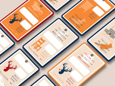 Buck Brook Hangtags backs hangtags identity