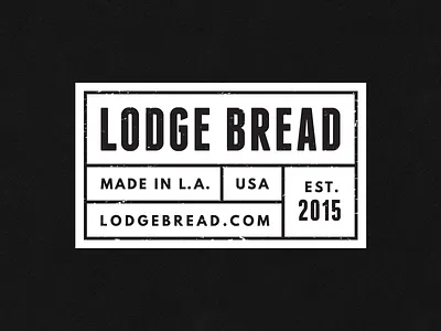 Bread Label bread distressed food label logo tag typography
