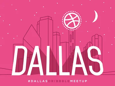 Dallas Dribbble Meetup dallas designers dribbble event illustration meetup oven bits pizza