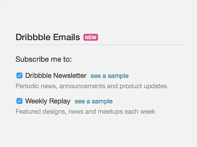 Subscribe to our newsletters dribbble form newsletter ui