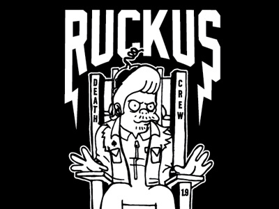 Ruckus Death Sentence convict death crew death row electric chair execution simpsons snake