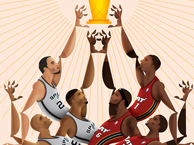 MIA - SA basketball bosh duncan finals ginobili james lebron nba parker playoff wade warko