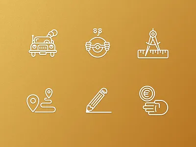 Rally Icons blog car distance donate driver icon route