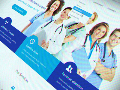 Doctor Medical Website Template blue design doctor light medical mustachethemes psd responsive slider template themeforest ui