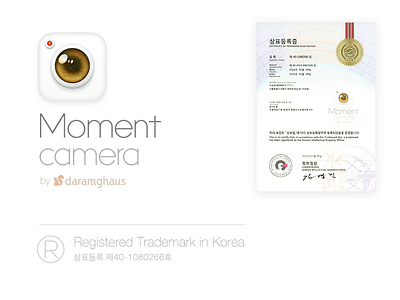 Moment Camera® camera moment camera trademark