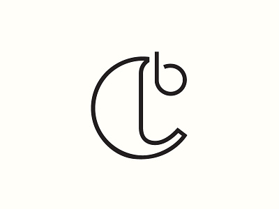 Cb Monogram logo logos minimalist modern modernist monogram monograms typography