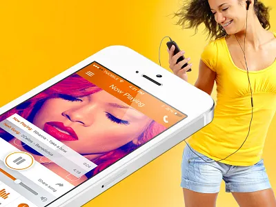 Radio iOS Mobile Apps design application color design mobile modular music playlists radio responsive segment segment variations