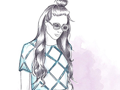 90s grunge 90s drawing fashion fashion illustration girl grunge illustration portrait