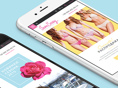 I am sexy e commerce lingerie mobile ui user experience user interface ux web design