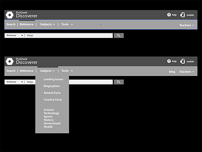 Navigation IA Wireframe navigation wireframe