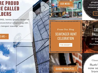 Shiel Sexton Site builder developer layout typography ui website