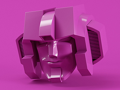 Purple Starscream c4d vray