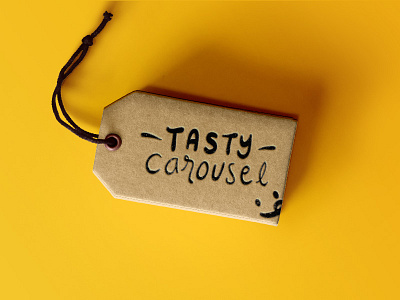 Tasty Carousel identity illustration logo