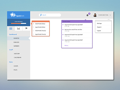Web App flat design web web app