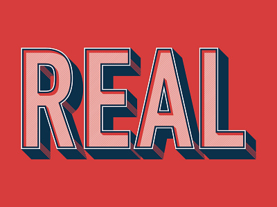 Real design graphic design type typography