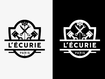 L'ECURIE - identity branding fashion logo luxe motor