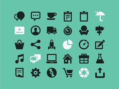 Free Glyphs free freebie glyphs icons vector