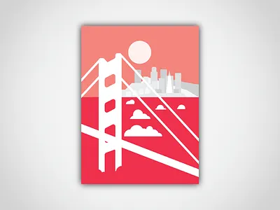 Welcome To Frisco california flat frisco material design minimal poster san francisco