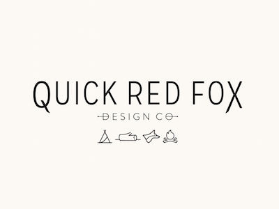 Quick Red Fox Design Logo icons identity logo logo design minimal self branding