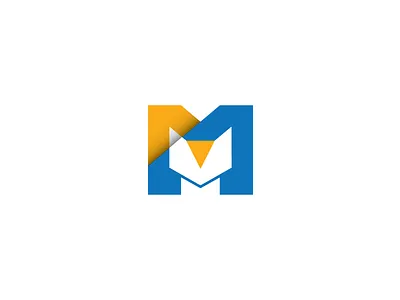 M Zoo blue branding fox logo m yellow zoo