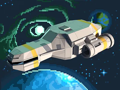 Kestrel from FTL 3d download faster than light free ftl game kestrel model sci fi space spaceship