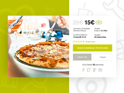 Product Detail Card coupons detail discounts product product detail ui web design