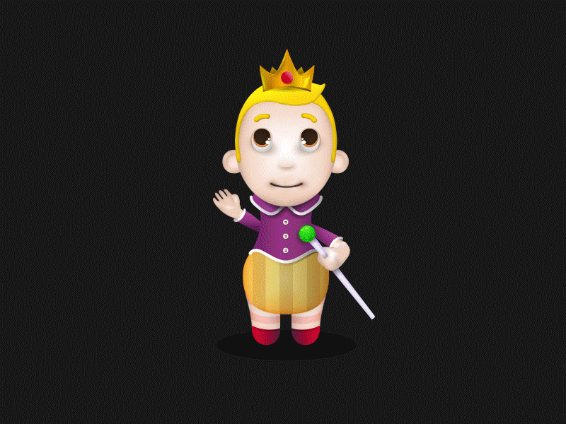 King Character Development app application character design development games identity illustration vector