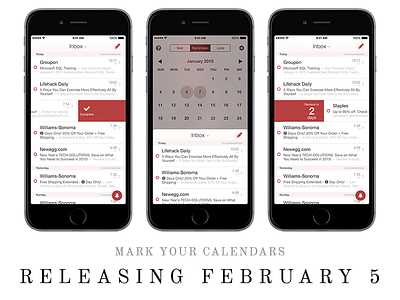 Mail Pilot 2 app ios ipad iphone mail pilot release reminders store ui ux